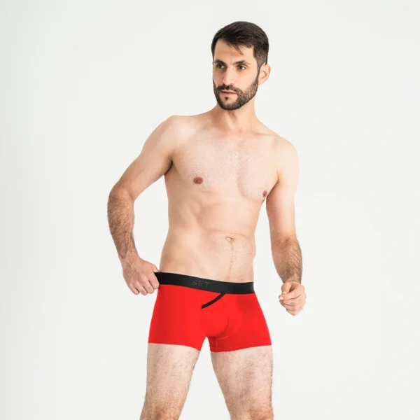 Pánske anatomické boxerky Anatomic Classic 2.0 Black Series, červená