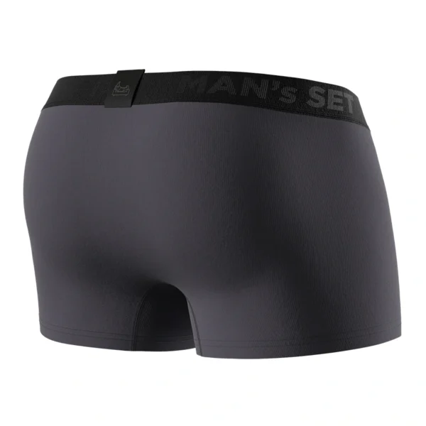 Pánske anatomické boxerky Anatomic Classic 1.2 grafitové – MAN'S SET – detail strihu
