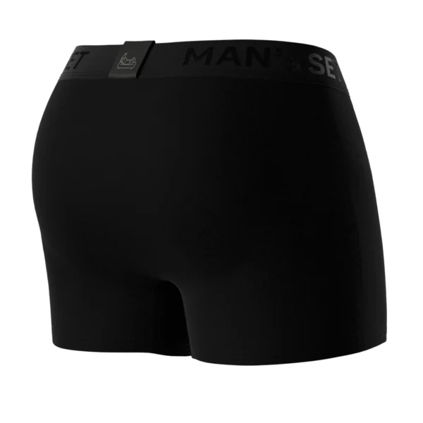 Pánske anatomické boxerky Anatomic Intimate 2.0 Micromodal čierne – MAN'S SET – zozadu
