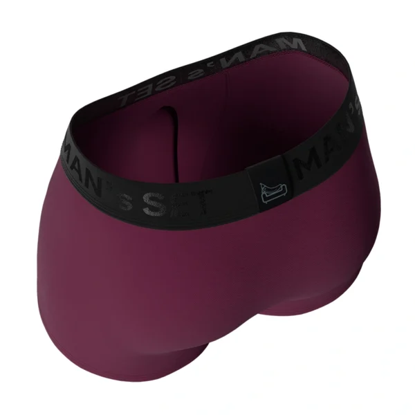 Pánske anatomické boxerky Anatomic Classic 2.0 marsala – MAN'S SET – zozadu