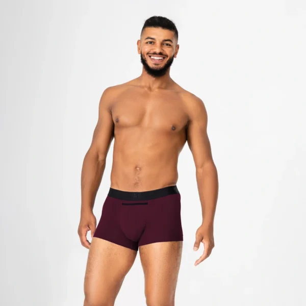 Pánske anatomické boxerky Anatomic Classic 1.2 Black Series, marsala