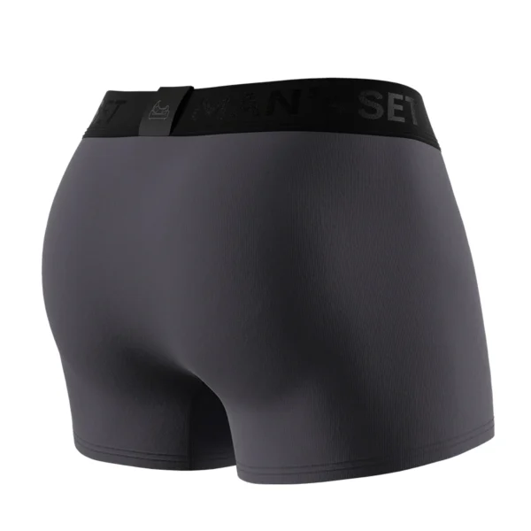 Pánske anatomické boxerky Anatomic Classic 2.0 grafitové – MAN'S SET – detail strihu