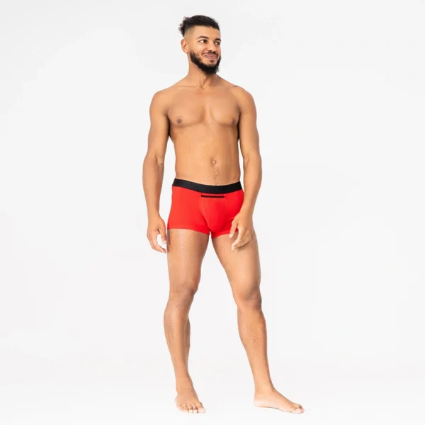 Pánske anatomické boxerky Anatomic Classic 1.2 Black Series, červená