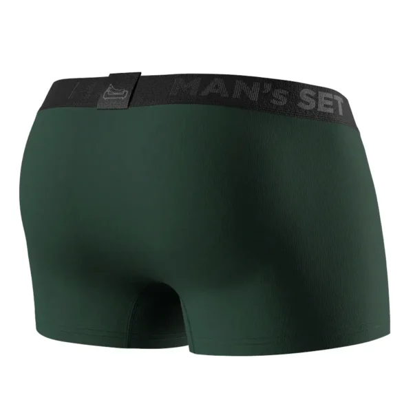 Pánske anatomické boxerky Anatomic Classic 1.2 tmavozelená – MAN'S SET – detail strihu