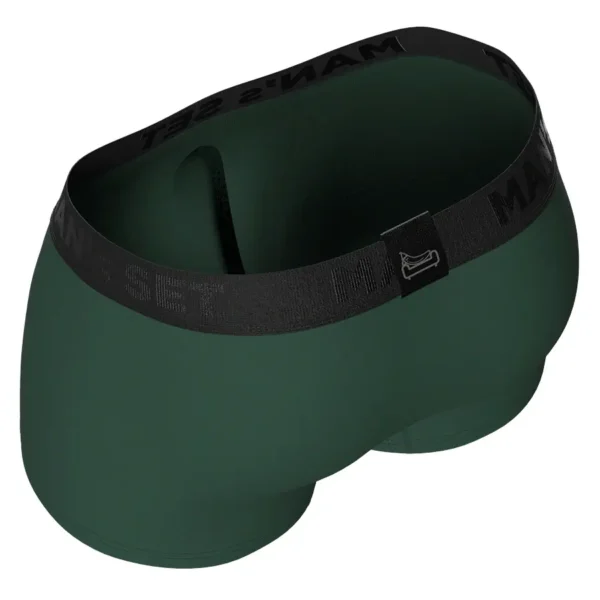 Pánske anatomické boxerky Anatomic Classic 1.2 tmavozelená – MAN'S SET – zozadu