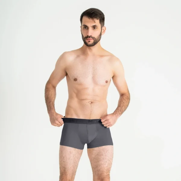 Pánske anatomické boxerky, Anatomic Intimate 2.1 Black Series, grafitové