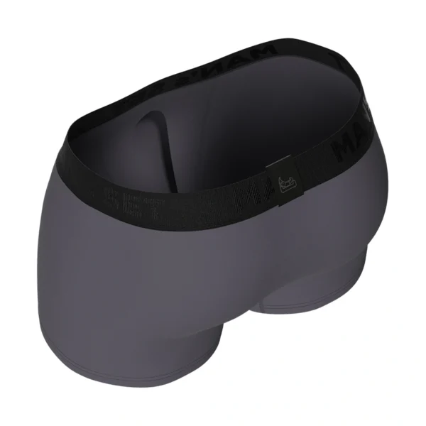 Pánske anatomické boxerky Anatomic Intimate 2.1 grafitové – MAN'S SET – detail strihu