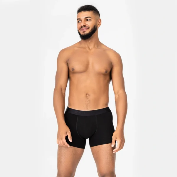 Pánske anatomické boxerky, Anatomic Intimate 2.0 Black Series Micromodal, čierne