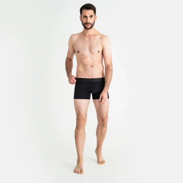 Pánske anatomické boxerky, Anatomic Intimate 2.1 Black Series, čierne