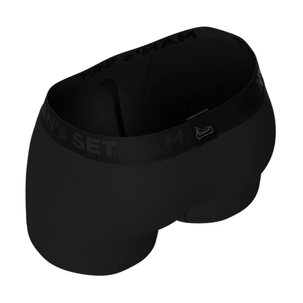 Pánske anatomické boxerky Anatomic Intimate 2.1 čierne – MAN'S SET – detail strihu