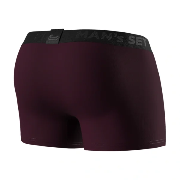 Pánske anatomické boxerky Anatomic Intimate 2.1 marsala – MAN'S SET – zozadu