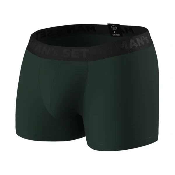 Pánske anatomické boxerky Anatomic Intimate 2.1 tmavozelená – MAN'S SET