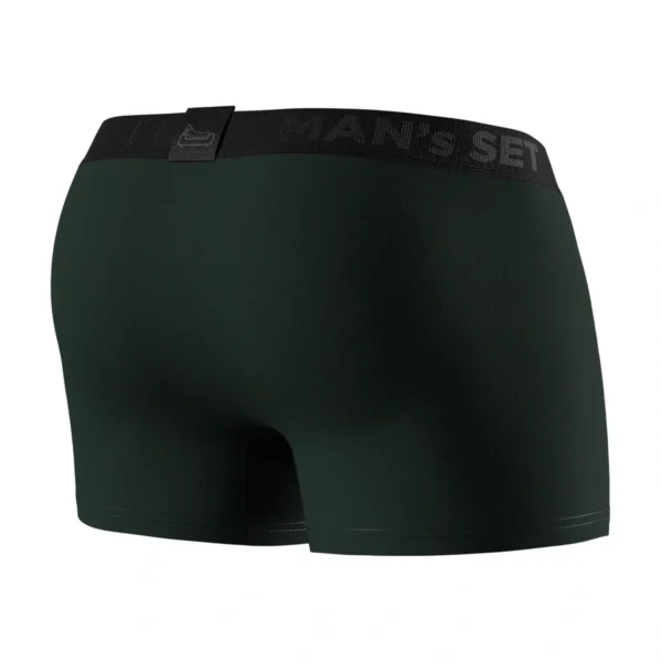 Pánske anatomické boxerky Anatomic Intimate 2.1 tmavozelená – MAN'S SET – detail strihu