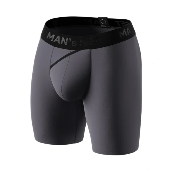 Pánske anatomické boxerky Anatomic Long 2.0, grafitové – MAN'S SET