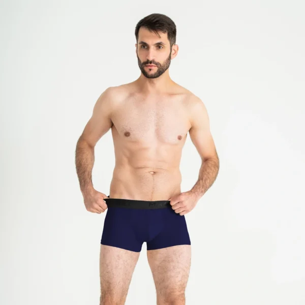 Pánske anatomické boxerky, Anatomic Intimate 2.1 Black Series, tmavomodré