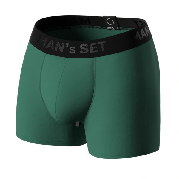 Anatomische Boxershorts für Herren, Anatomic Intimate 2.0 Black Series Micromodal, Dunkelgrün
